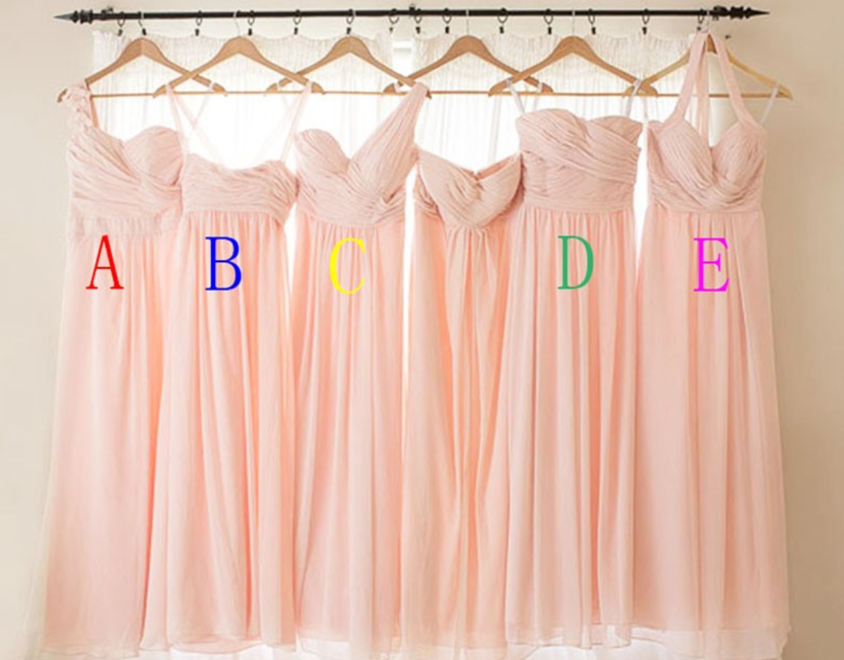 Blush Pink Bridesmaid Gown,pretty Bridesmaid Dresses,blush Pink Prom Gown,simple Bridesmaid Dress, Wedding Dresses,fall Wedding Gowns,bridesmaid