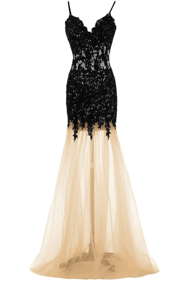 formal dress with sheer bottom LaDivine CD0220 Prom Dress - Orange