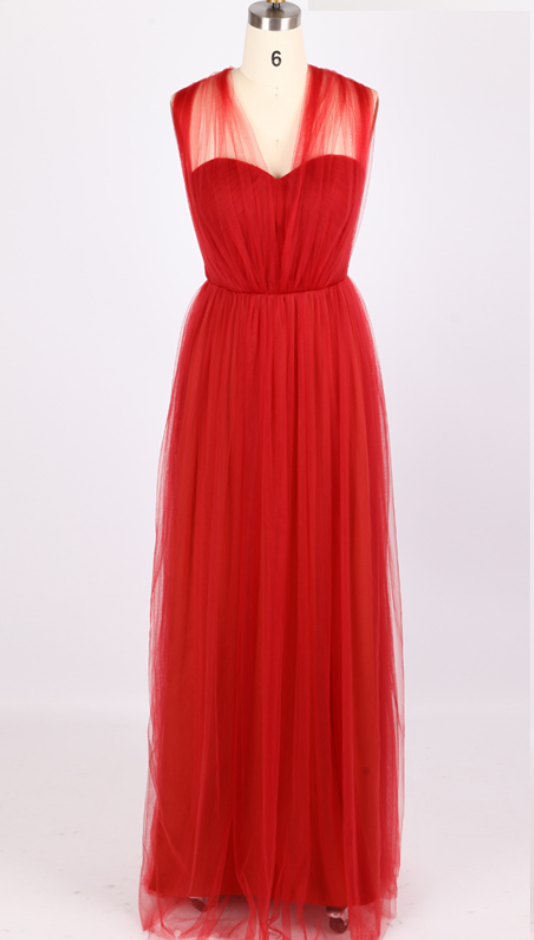 Long Evening Dress,formal Evening Gown,red Prom Dress,prom Dresses