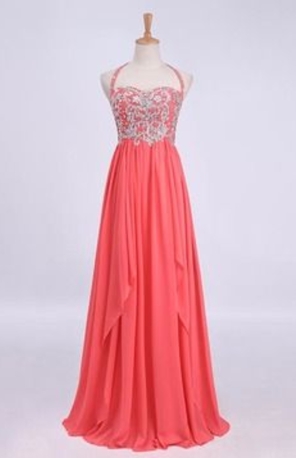 Charming Prom Dress,elegant Prom Gown,chiffon Prom Dress,beautiful Evening Dress