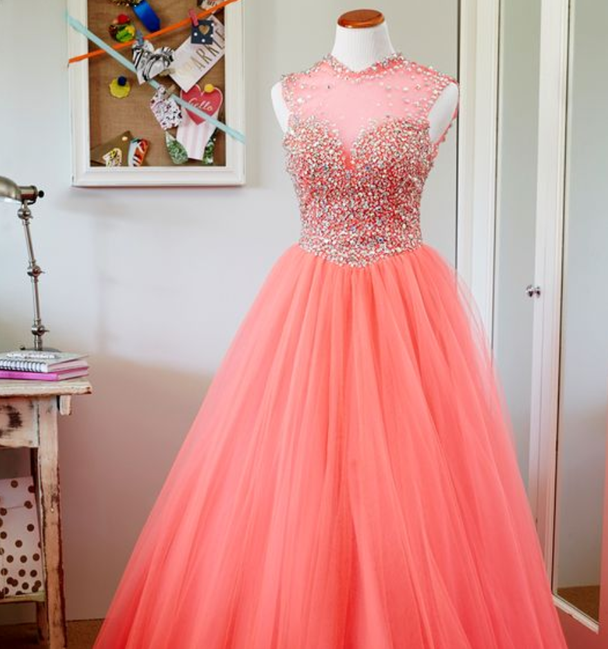 Beautiful Prom Dress,charming Prom Dresses,long Prom Dress,tulle Evening Dress,women Dress