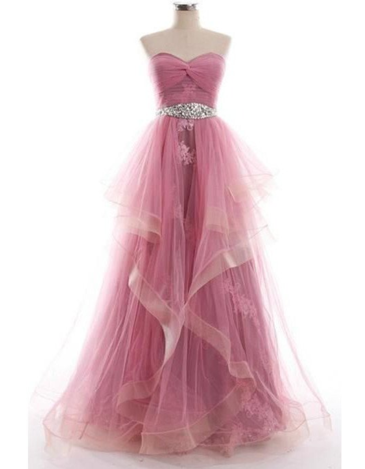 Charing Prom Dress,long Prom Dresses,organza Prom Dress,prom Gown