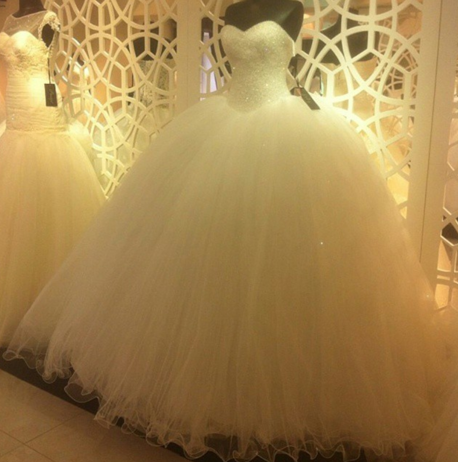 Prom Dress,modest Prom Dress,sparkly Sequins Beaded Sweetheart White Tulle Ball Gowns Wedding Dresses,wedding Dresses