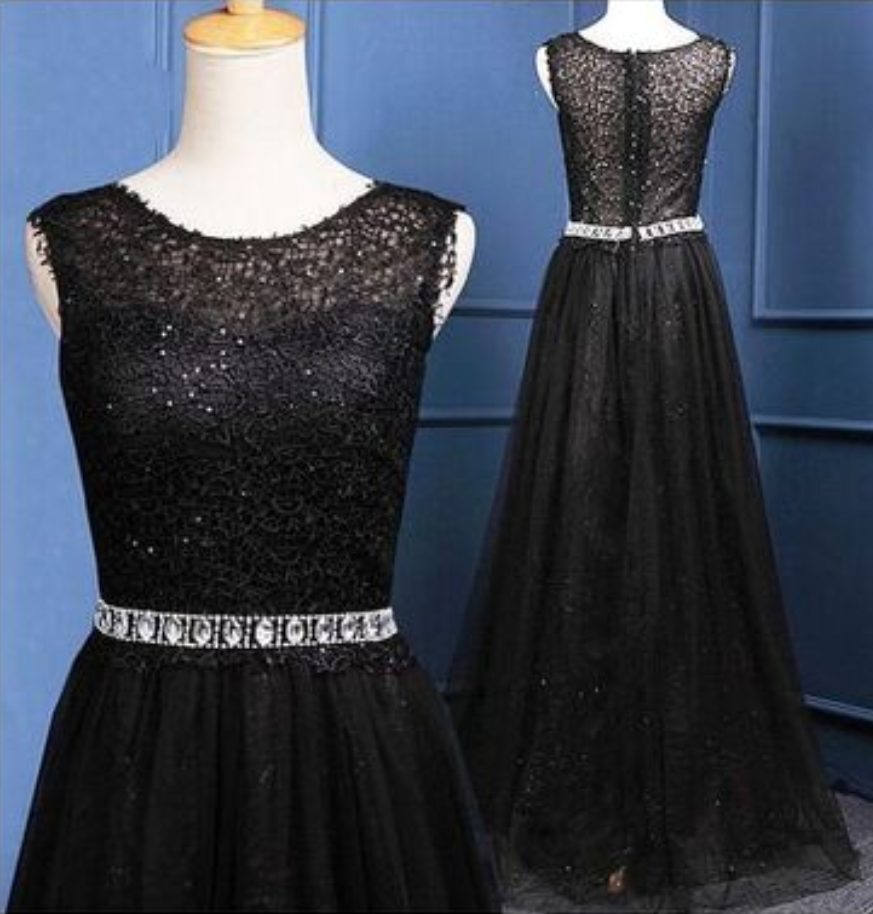 Charming Prom Dress,lace Prom Dress,o-neck Prom Dress,a-line Prom Dress