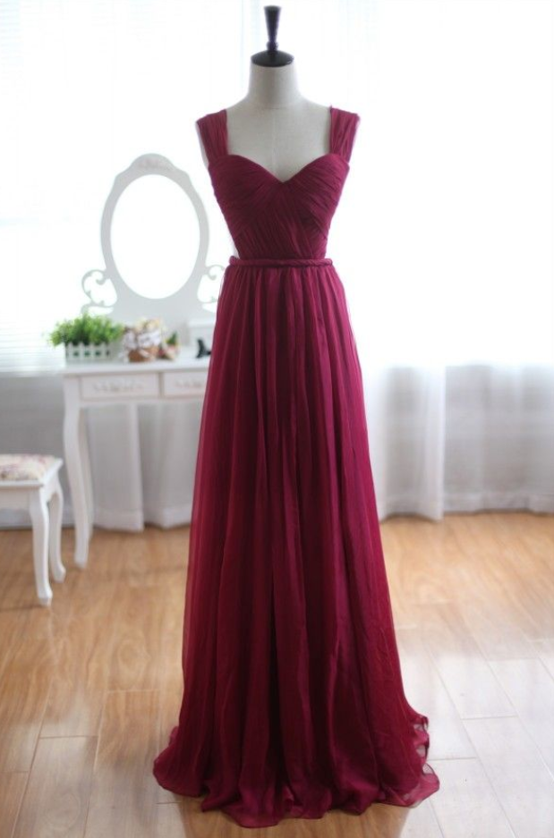 Long Prom Dresses, Burgundy Backless Prom Dress, Legant Straps, A-line Long Burgundy Prom Dress, Eve on Luulla Long Prom Dresses, Burgundy Backless Prom Dress, Legant Straps, A-line Long Burgundy Prom Dress, Eve on Luulla