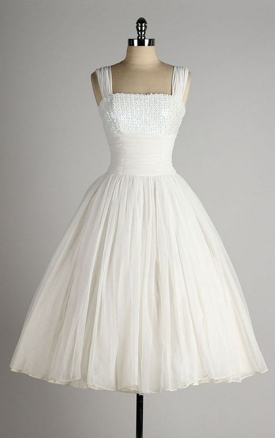 Vintage Ball Gown Wedding Dresses Strapless Lace Mini Short Bridal ...