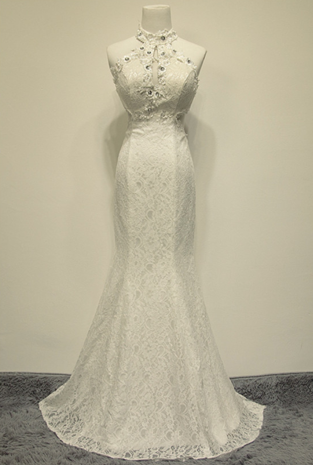 White Or Ivory Wedding Dresses Prom Dresses Ruffle Formal Dress Sweetheart Evening Dress