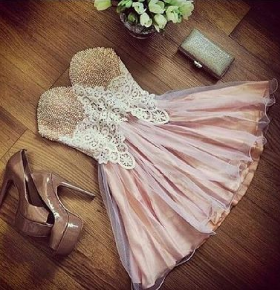 Short Prom Dresses,pink Homecoming Dresses,modest Homecoming Dress,short Prom Gowns