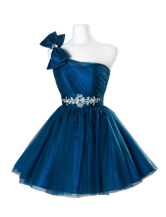 sachin and babi light blue dress 2026 A-line Princess One Shoulder long Sleeve Sequin Pink Short/Mini Homecoming  Dresses, As Picture & Size 2 main image 0