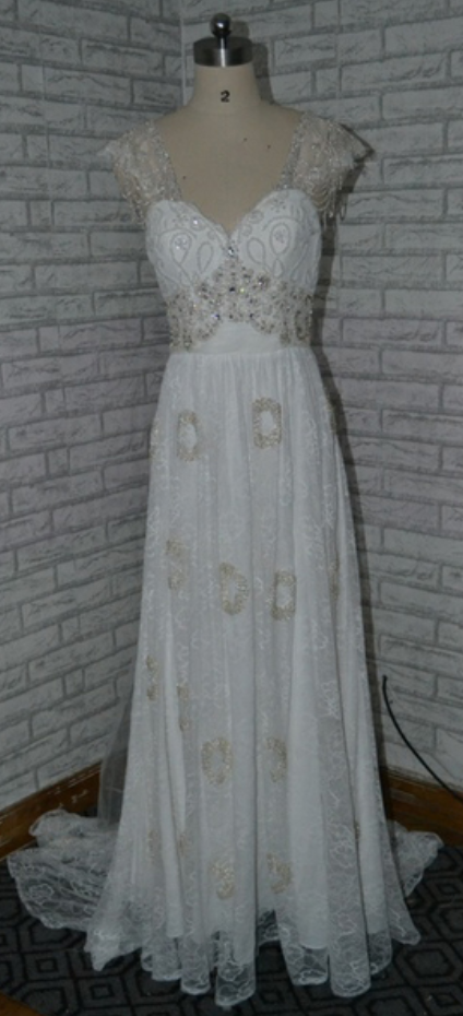 White Wedding Dress,fashion Wedding Dress,short Sleeves Wedding Dress, Lace Wedding Dress, A Line Wedding Dres, Fashion Wedding Dress,lace Bridal
