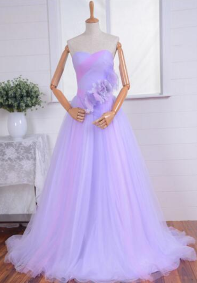 Purple Elegant Female Party Dress Model Chiffon Floor Length Fashion Prom Dress Formal Reception Dress