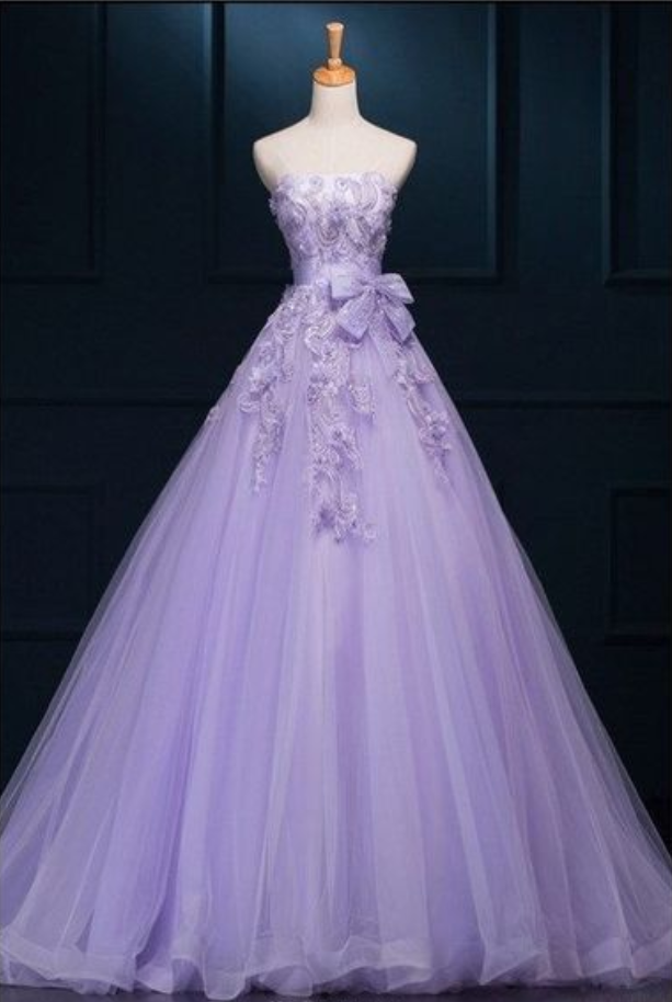 Ball Gown Floor-length Luxury Appliques Wedding Dresses,prom Dress,evening Dress
