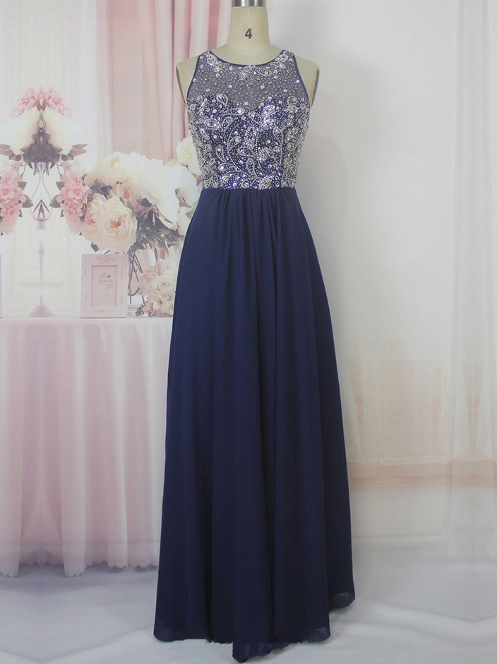 navy blue dress for baby girl Mesh Applique Plunging Lace Up A Line Dress – Camille La Vie