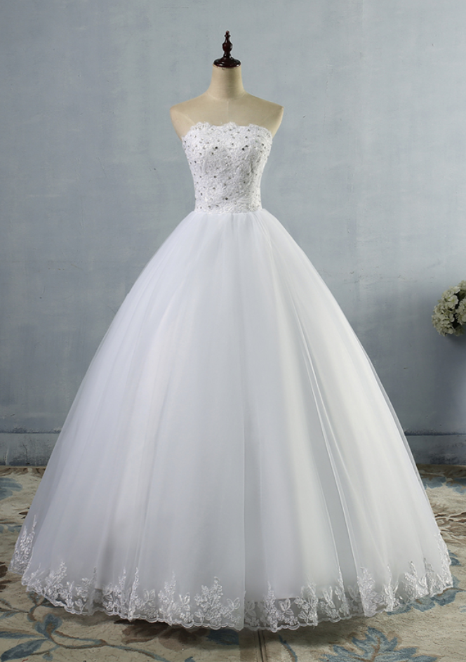 Long Wedding Dress, Lace Wedding Dress, Tulle Wedding Dress, Sequin Bridal Dress, Sweet Heart Wedding Dress, Custom Made Wedding Dress