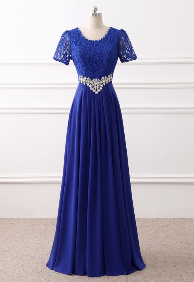 Royal Blue Long Formal Dress Evening Party Dresses