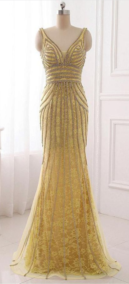 Sexy Lace Mermaid Prom Dress Long Evening Gown Y7693 main image 0