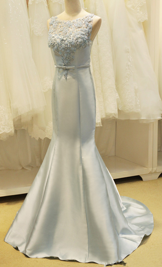 Prom Dress, Modest Prom Dresses,sexy Prom Dress,elegant Mermaid Silver Gray Evening Gown Sexy Prom Dress,formal Dress