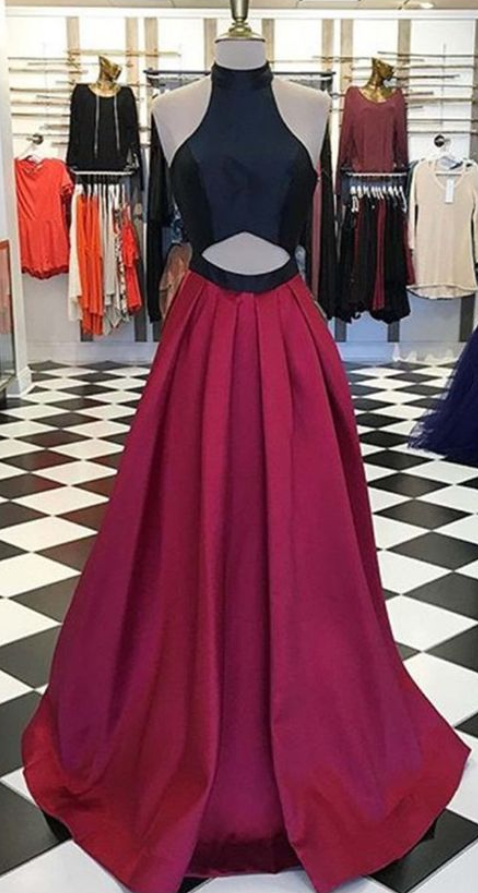 strapless open back dress Slouch waist wool dress poppy – TOTEME main image 0