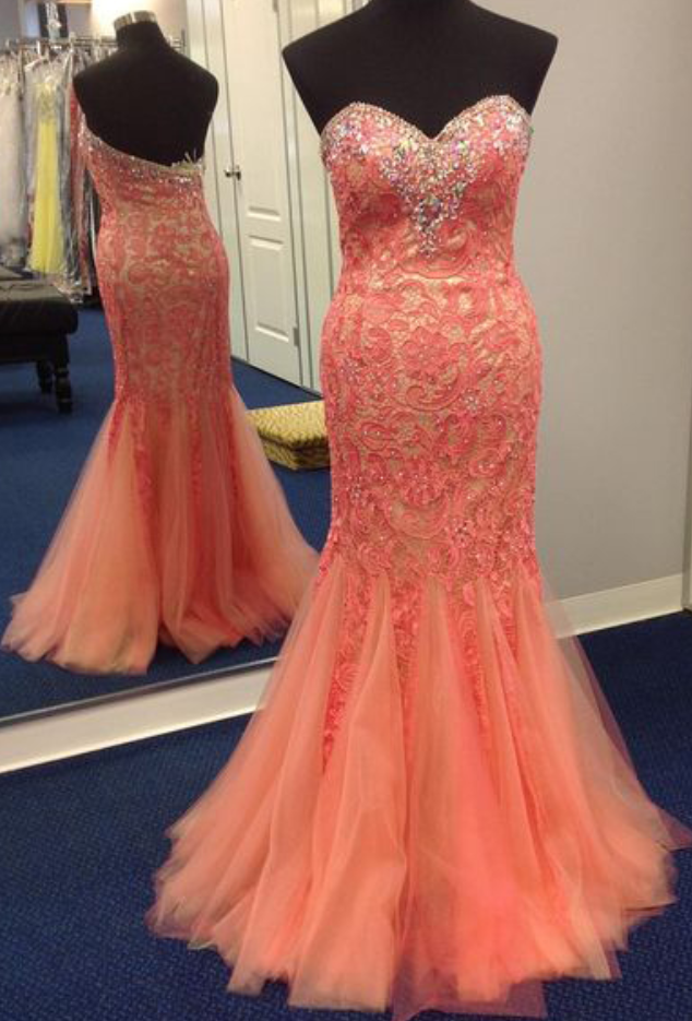 Charming Prom Dress,long Prom Dress, Elegant Tulle Prom Dresses,mermaid Prom Dresses,formal Evening Dress