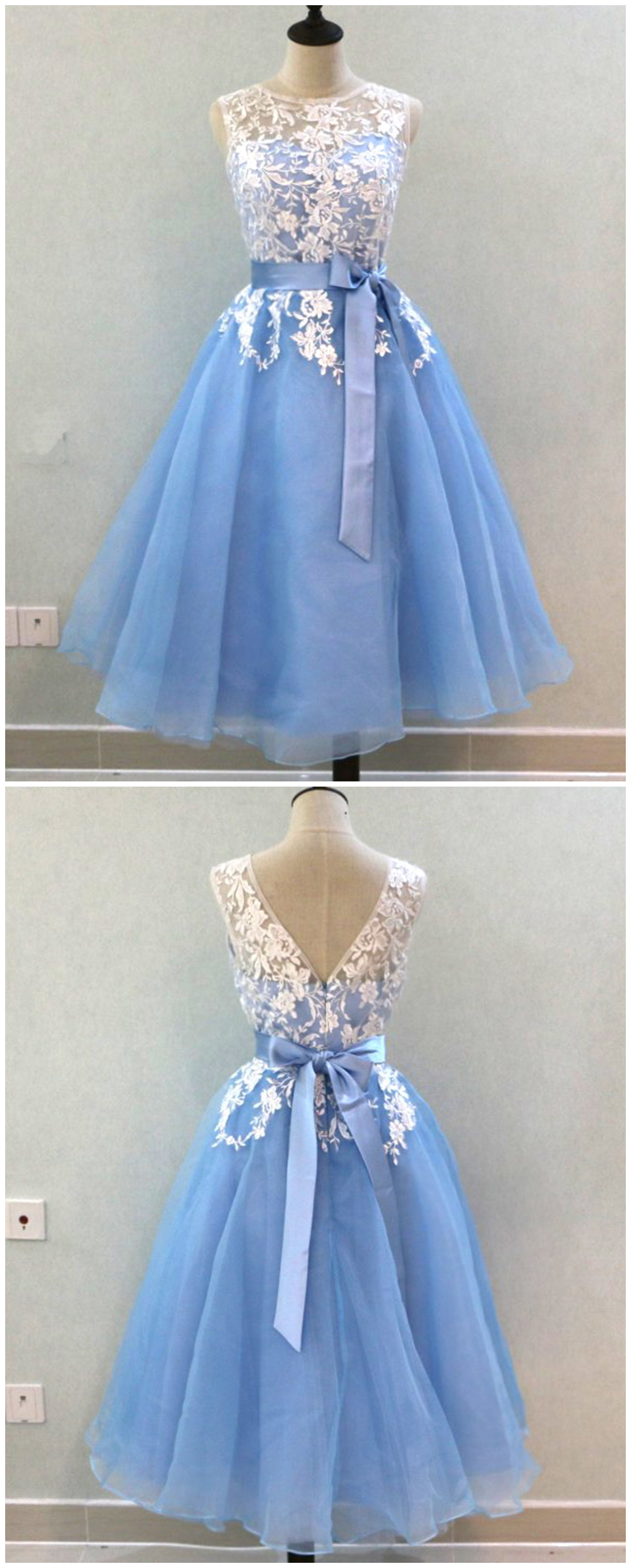 mid blue bridesmaid dresses One Shoulder Navy Blue Bridesmaid Dresses Cheap Tulle Bridesamid Dresses  ARD1148 main image 0