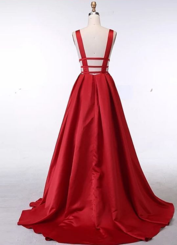 Newest Prom Dress,v-neck Prom Dress,a-line Prom Dress,long Prom Dress