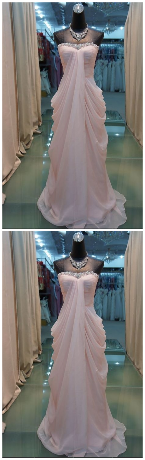 High Quality Prom Dress,chiffon Prom Dress,a-lineprom Dress,strapless Prom Dress,sequined Prom Dress