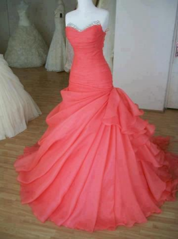 Charming Pink Prom Dress,sexy Sweetheart Evening Dress,beading Prom Dresses
