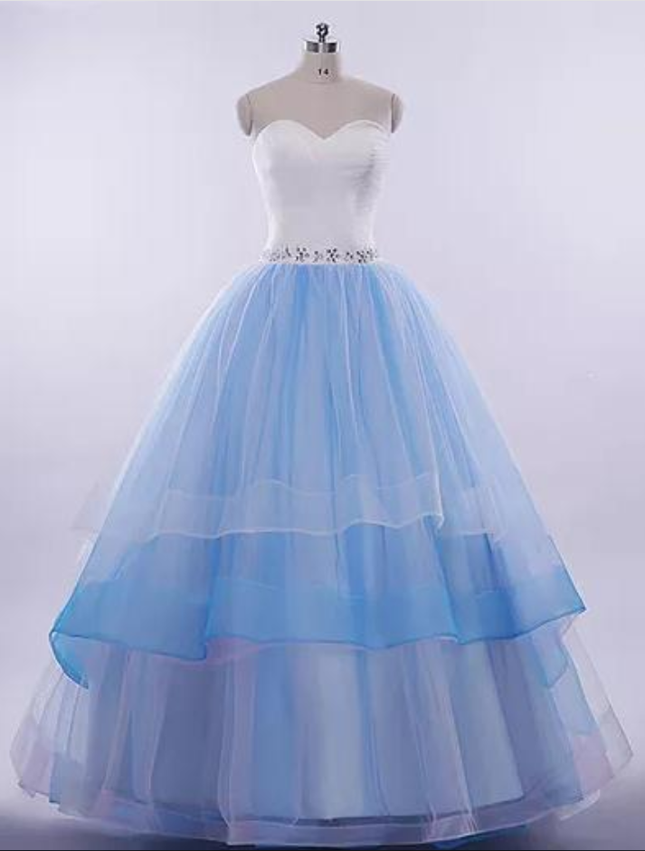 Beautiful Prom Dresses Sweetheart Ball Gown Long Prom Dress/evening Dress
