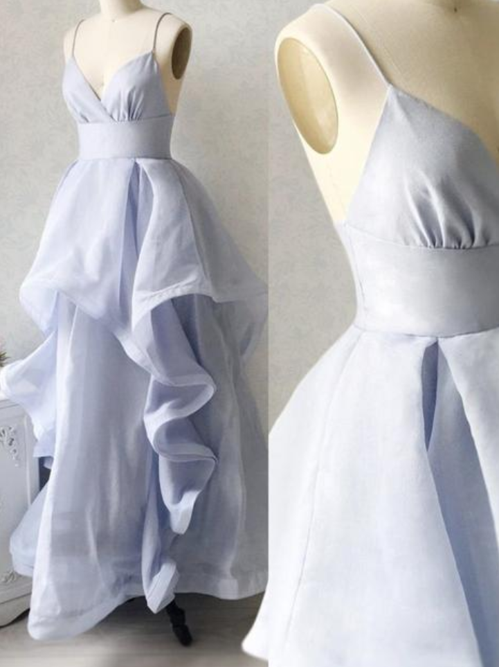A-line Prom Dress Long Evening Dress Dance Dress Graduation School Party Gown Y7441