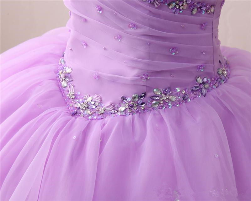 Lilac Ball Gown for Sweet 16 - Style LK198
