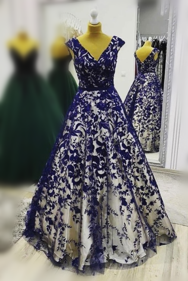 emerald city holiday dress to impress Spring Summer Vintage Style Off Shoulder Navy Blue Party Dress Women E –  Simplepromdress main image 0