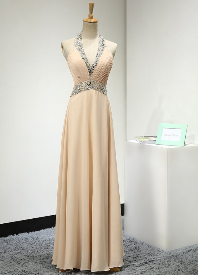 strappy jersey dress La Femme Jersey Faux-Wrap Long Prom Dress main image 1