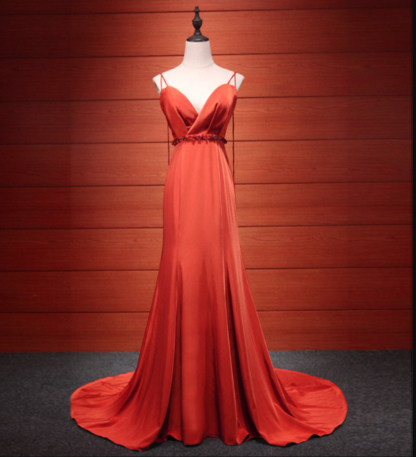prom dresses 2018 red Red Long Formal Dress 2018, Red Party Dresses, Formal Dresses