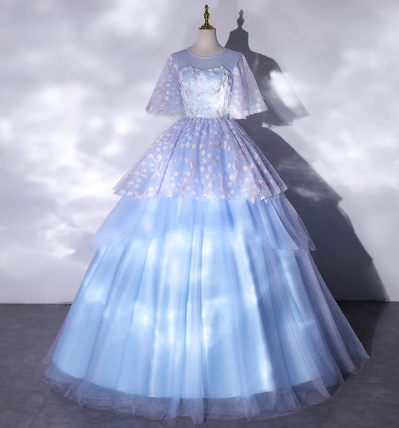 2021 Mori Super Fairy Long Dress Pengpeng Skirt Vocal Music Art Examination Performance Wedding Dress Looks Thin