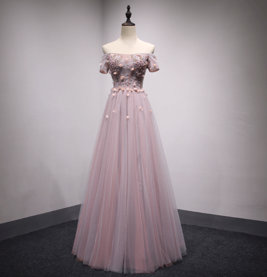 Prom Dresses, Dress Women's One-shoulder Thin Banquet Bridesmaid Dress Long