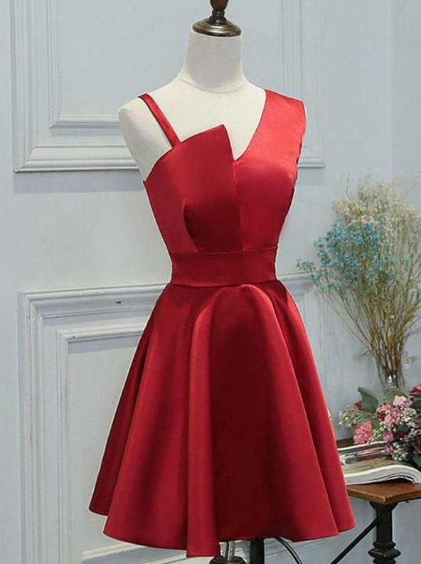 white christmas dresses Simple v neck light blue short prom dress, blue homecoming dress – dresstby