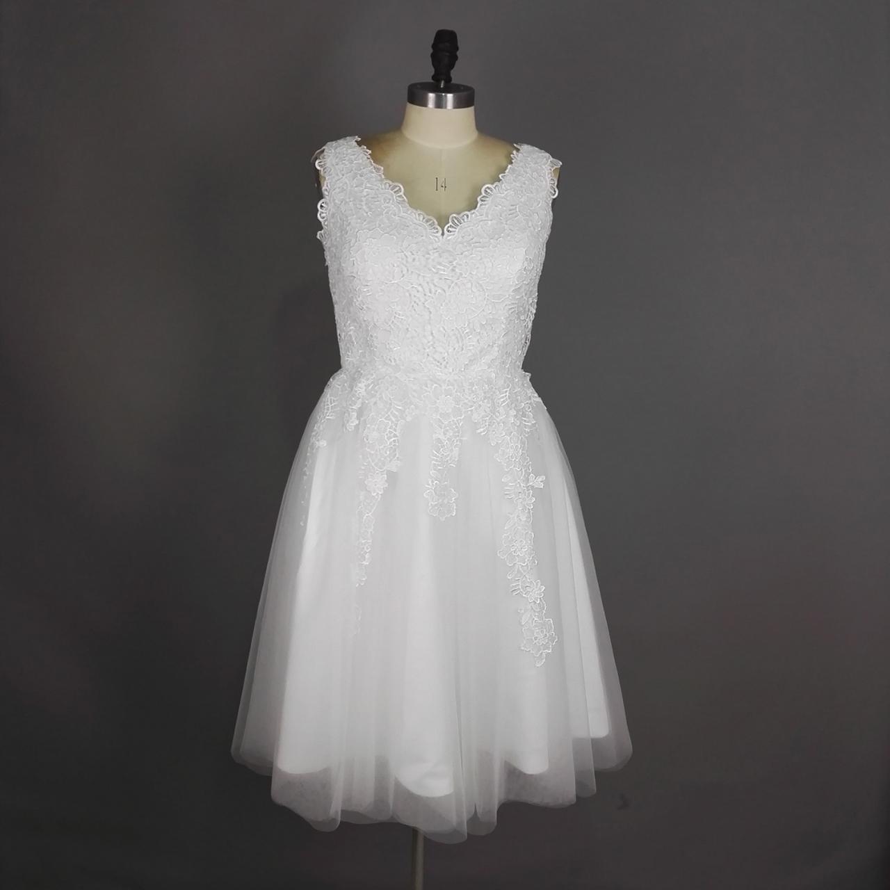 White Lace Homecoming Dresses, Cute Graduation Dresses, V Neck Homecoming Dress, Short Prom Dresses