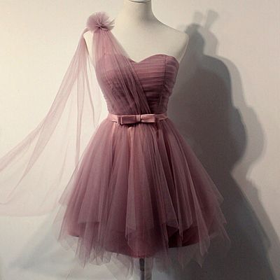 A-line Sweetheart Neck Homecoming Dresses, Simple Bridesmaid Dresses