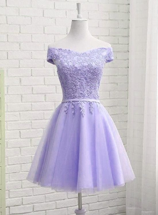 strapless open back dress ZAPAKA Women Tight Purple Short Formal Dress with Appliques Sweetheart  Party Dress – ZAPAKA AU main image 0