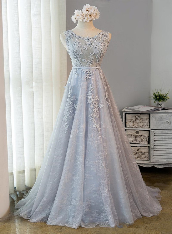 Elegant A-line Sweetheart Lace Tulle Formal Prom Dress, Beautiful Long Prom Dress, Banquet Party Dress Elegant A-line Sweetheart Lace Tulle Formal Prom Dress, Beautiful Long Prom Dress, Banquet Party Dress