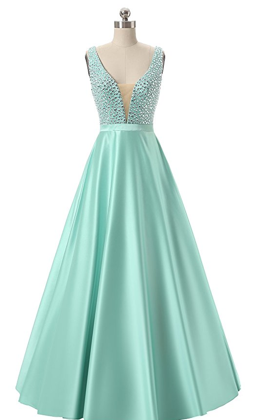 Prom Party Dresses Long Sexy Sequined Quinceanera Gowns
