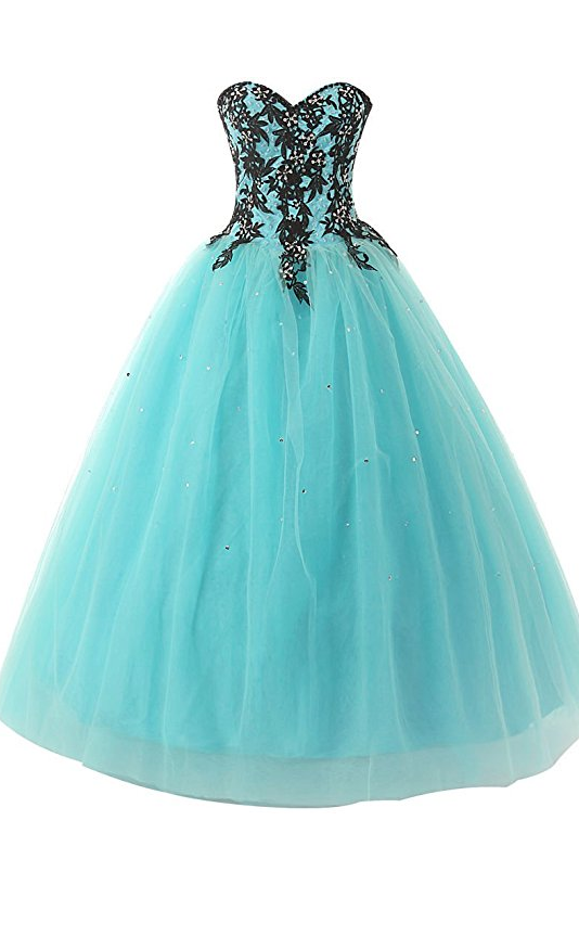 A Line Sweetheart Formal Prom Gown Long Eveing Dresses