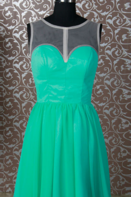 Emerald Green Short Bridesmaid Dress