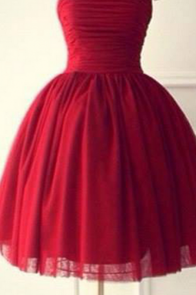 Red Homecoming Dresses,short Prom Dresses, Sweetheart Homecoming Dresses,tulle Homecoming Dresses,ruched Homecoming Dresses,pretty Homecoming