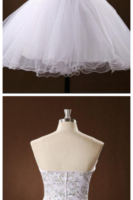 Short A-line Sleeveless Backless Beading Short/mini Homecoming Dress Dresses