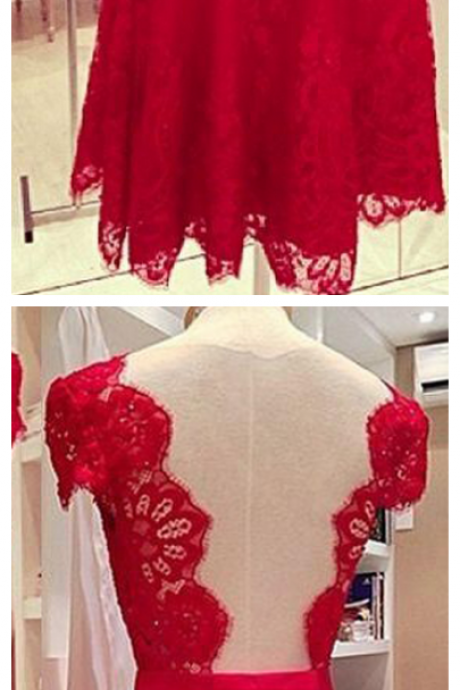 Homecoming Dress, Red Lace Homecoming Dress, Short Homecoming Dresses, Homecoming Dress, Short Prom