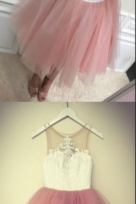 Blush Pink Homecoming Dresses, Short Homecoming Dresses,lace Homecoming Dress For Teens