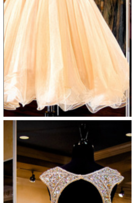 Charming Homecoming Dresses,beading Graduation Dresses ,sparkle Homecoming Dress,champagne Short/mini Homecoming Dress