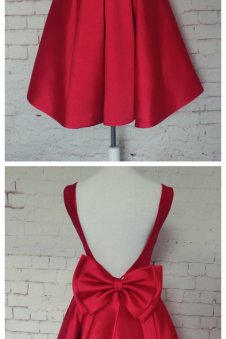 Short Homecoming Dresses Red Party Dresses