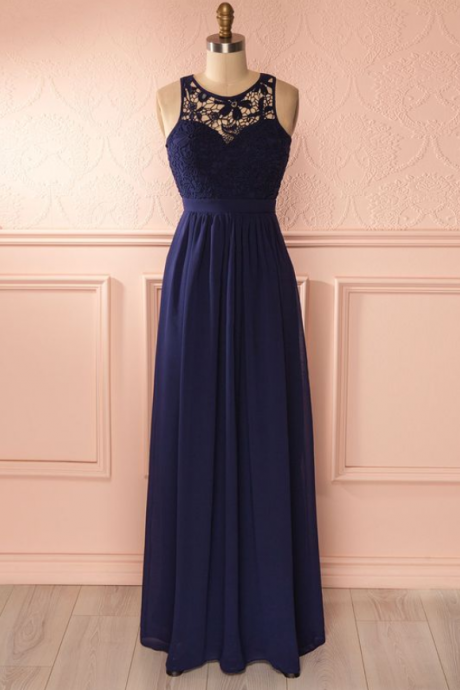 Sexy Prom Dress Formal Women Evening Gown Prom Dresses,navy Blue Lace Prom Dress